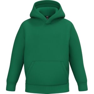 Kariban Kindersweater met capuchon K477 - Kelly Green - 4/6 years (4/6 ans)