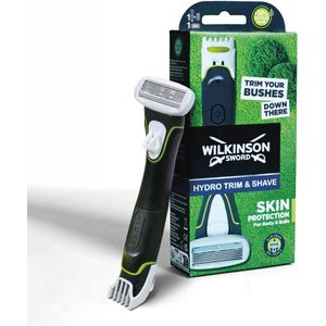 Hydro Trim & Shave Scheermes voor Mannen | Scheerapparaat en Trimmer met Accu