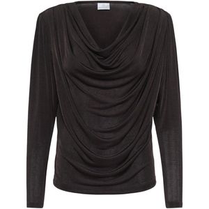 Kaffe - Blouse Kagina - Zwart - Jersey Blouse - Dames