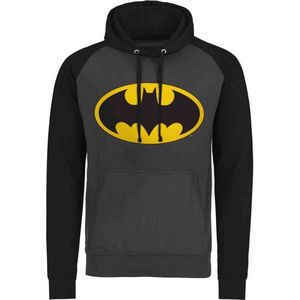 DC Comics Batman Hoodie/trui -S- Signal Logo Grijs/Zwart