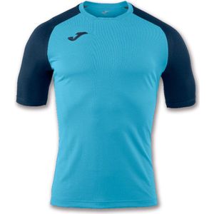 Joma Emotion II Shirt Korte Mouw - Turkoois / Marine | Maat: XL