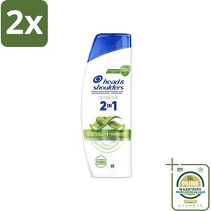 Head & Shoulders - Shampoo - Sensitive - Gevoelige Hoofdhuid & Kalmerend - 285 ml - Voordeelverpakking - 2 stuks - Gevoelige hoofdhuid - Roosvrij haar