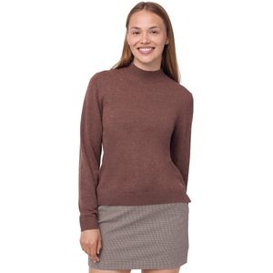 DANISH ENDURANCE Trui van Merinowol met Kasjmiermix - voor Vrouwen - Bruin - Maat S