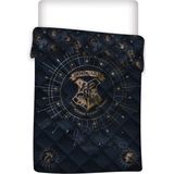 Harry Potter Sprei, Hogwarts - Eenpersoons - 140 x 200 cm - Polyester