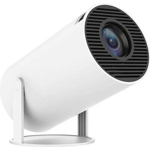 Draagbare Smart Beamer – 4K Ondersteuning, 360° Draaibaar, Android, Perfect voor Thuisbioscoop