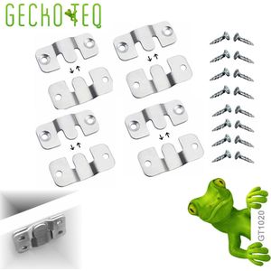 GT1020 4 x GeckoTeq set-ophangen-Montage clips-Kleine Z clip-meubel haak-ophang haak