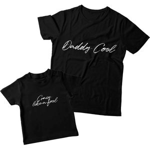 Matching shirts Vader & Zoon | Daddy Cool | Papa maat L & Zoon maat 62