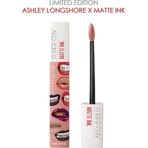 Maybelline Superstay Langhoudende Lippenstift - Matte Ink x Ashley Longshore - 05 Loyalist - Roze - Limited Edition
