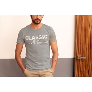 2007 Jaar Grijs T-shirt Heren - Maat S - Classic - Verjaardag Cadeau Mannen - Limited Edition