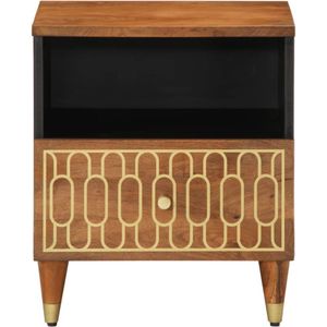 vidaXL Nachtkastjes - Set van 2 - Massief Mangohout Nachtkastje - Nachtkastjes - Houten Nachtkastje - Houten Nachtkastjes