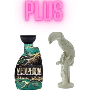 Devoted Creations - Metaphoria - Zelfbruiner - 400 ml - Zandkleur - Ornament Toekan 29,5 cm