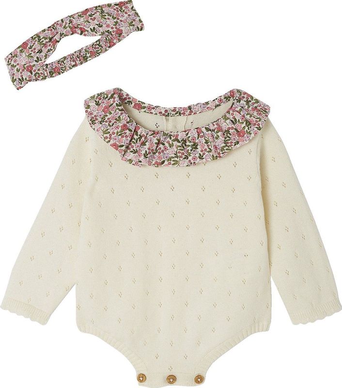 Vertbaudet Babyromper met hoofdband