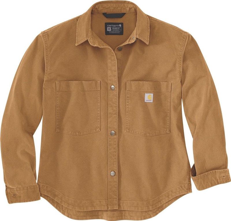 Carhartt - Heavyweight Duck Overshirt - Bruin - Katoen