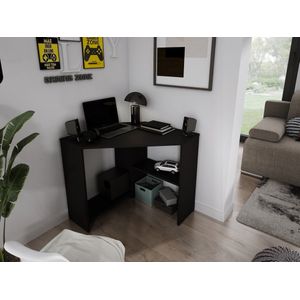 Meubel Square - Bureau NOOK - Zwart - Hoekbureau