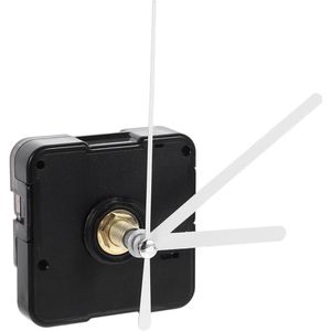 Wandklok Uurwerkmechanisme Hangklok Kwarts Beweging | Klok Wijzerplaat Vervanging | Accessoires Voor Wandklokken | Grote Klok Motor Kit - Wit Eenvoudig
