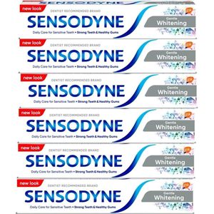 SENSODYNE Gentle Whitening Tandpasta - Voor gevoelige Tanden - 6x75 ml - voordeelverpakking