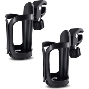 Universele Bekerhouder - Buggy Bekerhouder - Cupholder Kinderwagen - 2Stuks - 360 Graden Rotatie - Bekerhouder - Snelsluiting - Voor Fietsen, Mountainbikes, Kinderwagen En Rolstoel