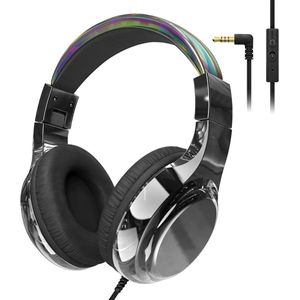 StayPowered Kinderkoptelefoon - Veilig & Comfortabel Luisteren - Volumebegrenzing 85/94 dB - Verstelbaar & Opvouwbaar - Zachte Over-Ear Kussens - Ingebouwde Microfoon - 3.5 mm Aansluiting - Zwart - Levering Sneller dan Aangegeven!