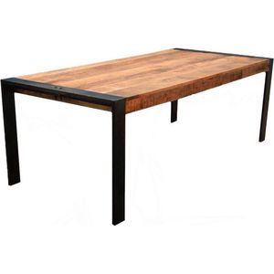 Bolt Edge Eetkamertafel - Rechthoek - 6-8 personen - Mangohout - 200x100x79cm