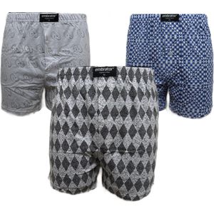 Embrator mannen Boxershorts 3-stuks Loose Fit katoen maat 4XL