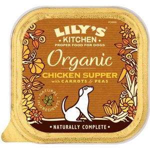 3x11x150 gr Lily's kitchen dog organic chicken supper hondenvoer