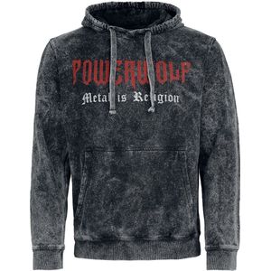 Powerwolf Chaos Heren Trui met capuchon - donkergrijs - M