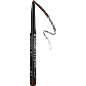 Kleancolor Retractable Waterproof Lip & Eye Liner - AP104 - Dark Brown - Multifunctioneel Lipliner en Oogpotlood - 0.2 g
