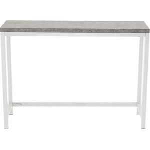 Rise sidetable 30x110 cm beton decor, wit.