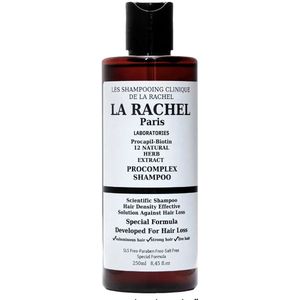 La Rachel Paris Herbal Hair Procomplex Shampoo - Anti-Haaruitval en Beschadigd Haar, Helpt bij Haargroei en Haarversterking, Nieuwe Haarvorming, Babyhaargroei, Bevat 12 Verschillende Kruidenextracten, Alle Haartypes - 250 ml care complex, daily dream