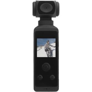 Pocket Camera, 4K HD Action Cam, 270° Rotatable Anti-shake, 30M 98ft Underwater Camera with Wifi Microphone, Portable Video Camera for Outdoor Diving