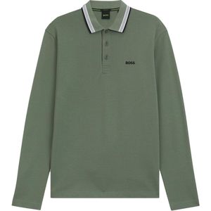 BOSS - Poloshirt - Katoenpiqué - Met Contrastlogo