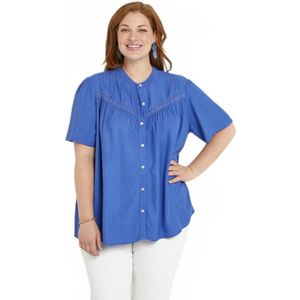 Bedrukte tuniek met vleermuismouwen