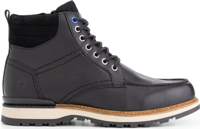 Travelin - Levring - Veterboots - Zwart - Wolgevoerd