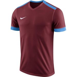 Nike Dry Park Derby II SS Jersey  Sportshirt - Maat 116  - Unisex - bordeaux rood/blauw Maat XS-116/128