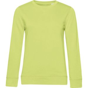 Organic Inspire Crew Neck Sweater Women B&C Collectie Lime Green/Yellow maat XL