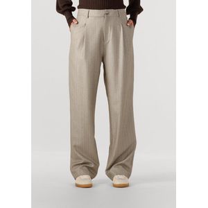 Ibana Pelah Pinestripe Broeken Dames - Taupe - Maat 36