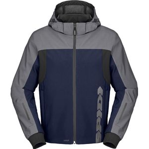 Spidi Hoodie H2Out II Blue Silver M - Maat - Jas