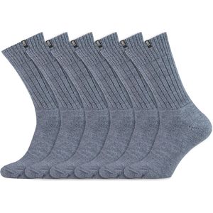 Thermo sokken | Maximale warmte | Merk: Stapp Red | Kleur: Grijs | Maat: 41 t/m 47 | 6 Paar