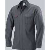BP 2403-825-53 overhemd grijs vlamwerend maat 48/50 n