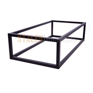 Frame Kubus| 200x100 | Koker 40x40| Ongelakt| Industrieel Tafelonderstel