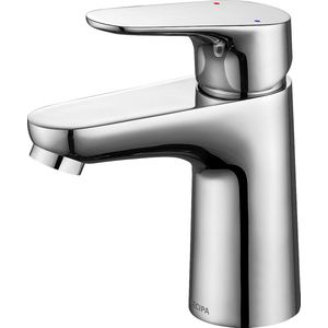 CECIPA max Wastafelkraan Mengkraan chroom - Badkamerkraan - Waterbesparend - koud en warm water - chroom