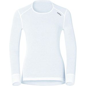 Odlo Bl Top Crew Neck L/S Active Warm Dames Thermoshirt - White - Maat L