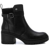 XTI - 14337101-NEGRO - Enkellaarsjes - Zwart - Casual - Ritssluiting
