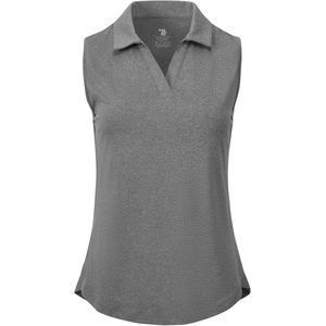 Mouwloos Dames T-shirt met V-hals voor Sporten - Sneldrogend en Ademend UPF 50+ Tanktop