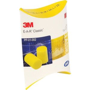 EAR Classic Pack of 50 Yellow SNR = 28 dB Hearing Protection Earplugs Wadle-Shop