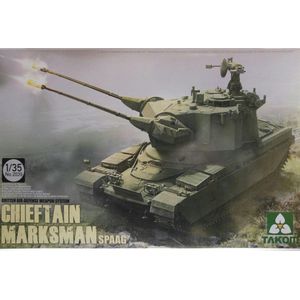 Chieftain Marksman Spaag - Takom Modelbouw Pakket van Tank 1:35