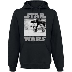 Star Wars Battle of Hoth Heren Trui met capuchon - zwart - M