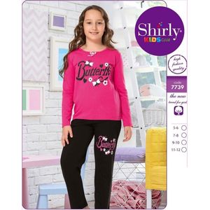Meisjes Pyjama - Pyjamaset - Batterfly - Shirly 7739 _ 5-6 jaar