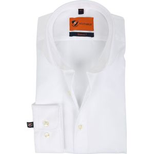 Suitable - Overhemd SL7 Wit 180-1 - 43 - Heren - Slim-fit - Extra Lange Mouwlengte