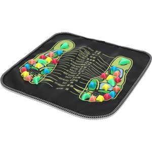 5-delige Voetmassage Mat voor Thuis en Salon - Opvouwbare Acupunctuur Massager met Stenen